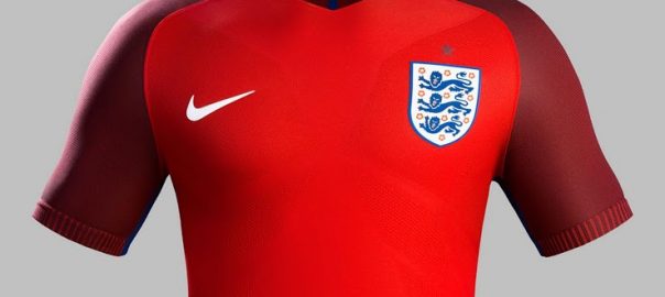 England weg Fußball Shirt Spion-Foto-Exposition