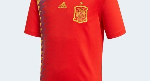 Spanien-Nationalmannschaft-Weltmeisterschaft 2018 Hauptkit-Belichtung